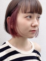 イデア(idea) 【ミニボブ×イヤリングカラー】ヘアスナップ・山下