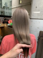 ラフ 難波店(LAFF)&nbsp;#黒髪#ボブルフ#ネビージュ#小顔#ワンレン