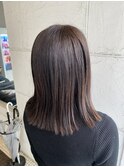 切りっぱなし透明感シースルーアクア