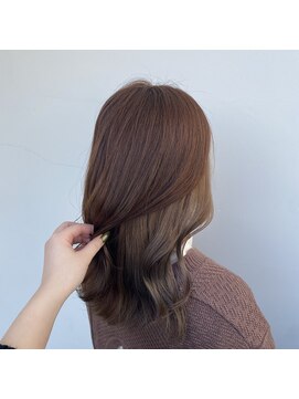 サロンドミルク 溝の口店(salon de MiLK) インナーミルクティーベージュ♪