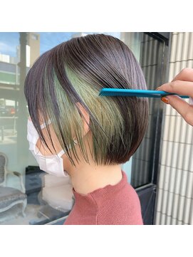 バロック(BAROQUE) ミニボブ×インナーカラー/ボブショート■立川20代30代