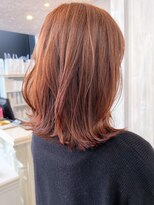 キャアリー(Caary)&nbsp;福山市 人気　切りっぱなしボブ丸　外ハネボブ、Caaryピンク