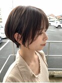 ショートスタイル/髪質改善縮毛矯正/髪質改善/韓国風/韓国ヘア