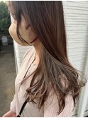 グレージュミディアム☆インナーカラー