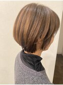手ぐしで簡単!ショートスタイル!