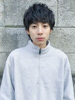 スーハ 恵比寿(SUUHA)&nbsp;つくりこまない無造作くせ毛風パーマ/メンズスパイキーショート