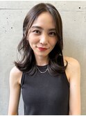 ● THOiRY女性らしい柔らかヘア似合わせ小顔ゆる巻きロング