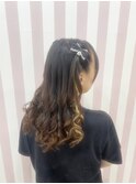 ガーリースタイル/心斎橋/ヘアメ/セットサロン