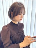 簡単スタイリングショートボブヘア