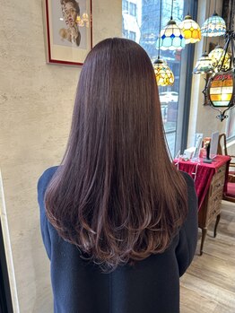 フェイバー 警固店(FAVOR)の写真/レイヤーカットで結んでもカワイイStyleをご提供♪毎日簡単セットが出来るオンリーワンヘアをご提案！
