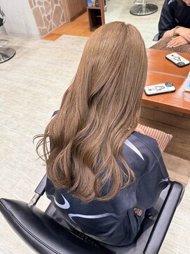 シエル 難波店(CIEL) 【ミルクティーベージュ】＃ブリーチなしダブルカラー