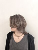 小森谷,黒髪,ボブルフ,ネビージュ,小顔, ウルフマッシュj3