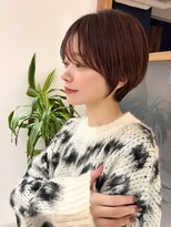 ラミエ バイ メルト 吉祥寺(lamie by melt)&nbsp;*滝田*顔まわり小顔フェザーショートボブレイヤー吉祥寺ブラウン