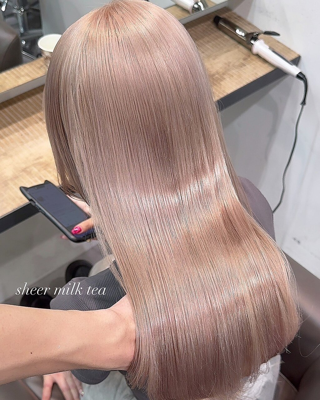ba1157ハイトーンホワイトミルクティー金髪ボブロブヘアボブルフ
