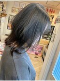 初カラー★オリーブグレージュ