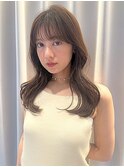 韓国レイヤーカット/アッシュベージュ【cher西宮北口:MAYA】