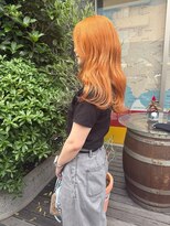 ラ ミュウ 八王子(LA.MIU)&nbsp;【LA.MIU八王子】オレンジベージュ　ボブ　髪質改善