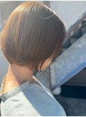 ショートボブ［静岡/静岡駅/新静岡駅/髪質改善/縮毛矯正/メンズ]
