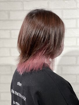 ビスイル 秋葉原店(Vis ill) 20代30代透明感暗髪アッシュブルーグレージュ丸みボブ