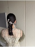 お呼ばれヘアセット