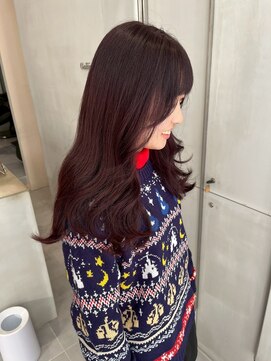 ガリカ 横浜(Gallica) 暗めでも透ける*ワインレッドブラウン