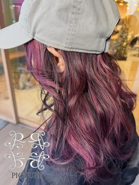 ピクチャー(PICTURE) ラベンダーピンク/ダブルカラー/ハイライト/ローライト/ブリーチ