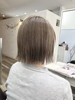 リゴレット 春日部東口店(RIGOLETTO)&nbsp;ぷつっとボブ×ミルクティー