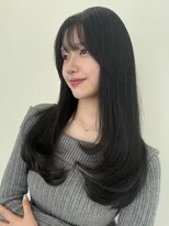 ユーフォリア 銀座本店(Euphoria)&nbsp;★ワンカールモテ髪前髪小顔カットサイドバング艶感