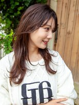 ヘアアンドリラクゼーション シャッセ(Hair&Relaxation SASE) 毛量を抑えたロングスタイル♪