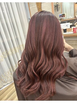 ティンク 横浜(Tink) ハイライトピンクオレンジ/Tink横浜/担当Fuku