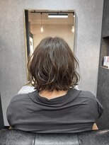 ロックス ヘアー ギャラリー(Rocks hair gallery)&nbsp;切りっぱなしパーマ風スタイル