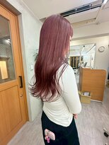 リアン(Lien) ブリーチカラー/ピンクブラウン/レイヤーカット