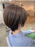 ショート/ハイライト/レイヤーカット/髪質改善/ボブ/白髪ぼかし