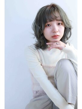 トトノ ヘアアンドケア(TOTONO hair & care) くすみグレージュ×くびれミディ