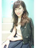 大人ウェーブ　セミロング　テラバイアフロート　二子玉川