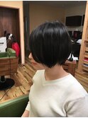 前髪長めショート