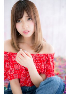 ミック ヘアアンドメイク アップ 駒込店(miq Hair&Make up) グラデカラーで☆ナチュラルリッチストレート