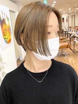 ノラキチジョウジ(NORA KICHIJOJI) #ボブ 前下がり ハイライト お気に入りを押してご提示下さい→