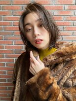 アリエッタ ギンザツー(ARIETTA GINZA2)&nbsp;ミニボブ/ニュアンスカラー/くすみグレージュ/20代30代40代/冬