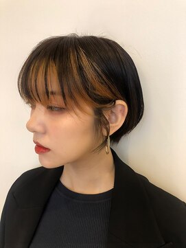 ヘアサロン トラヴィス(hair salon Travis) 耳かけショート×ヘムライト◎