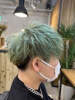 エルオム(EL.HOMME)&nbsp;エメラルド束感マッシュ