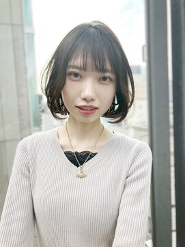 カミノア 銀座店(CAMINOIA) アースカラーのニュアンスボブ ショコラベージュ