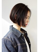 ノーヴェ(Nove) パーソナルカラー　冬タイプ　小顔にこだわったミニボブ