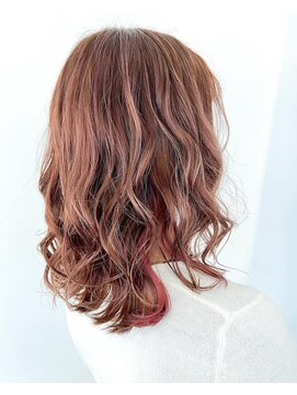 リエディット(RE-EDIT) 【RE-EDIT】【堺】インナーカラー/アプリエ/ピンクカラー