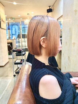 ジョージグランデ(JO-JI grande) ハイトーン/ベージュ/ベージュボブ/ぱっつんボブ