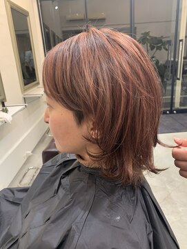 オンカラー(ON.COLOR) 30代～50代オススメ白髪ぼかしハイライト×ピンクベージュ