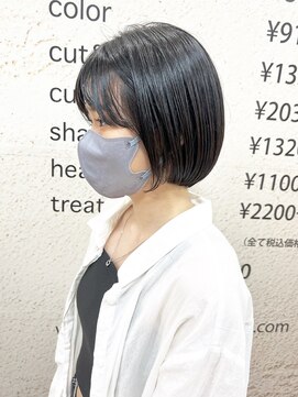 モリオ フロム ロンドン サッポロファクトリー店(morio FROM LONDON) 【morio】札幌ボブ　ぱつっと収まるナチュラルボブ