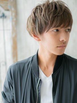 ハンサム クラシック 越谷店(Classic) イケメン外国人風ハイライトカラーのくせ毛風マニッシュE越谷