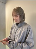 blonde bob
