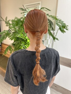 フゥカ 類家店(fuka) trend color☆オレンジベージュ